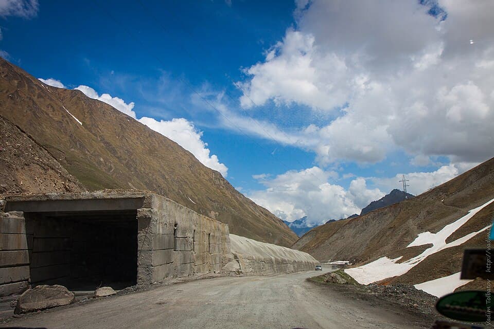 Военно-Грузинская дорога — серпантин